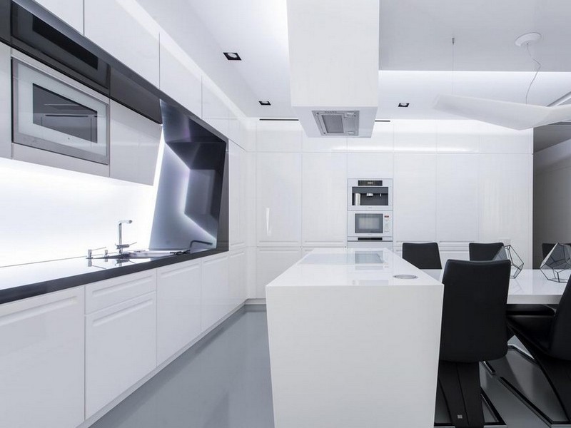 Дизайн белой кухни: фото реальных интерьеров кухонь в белых тонах