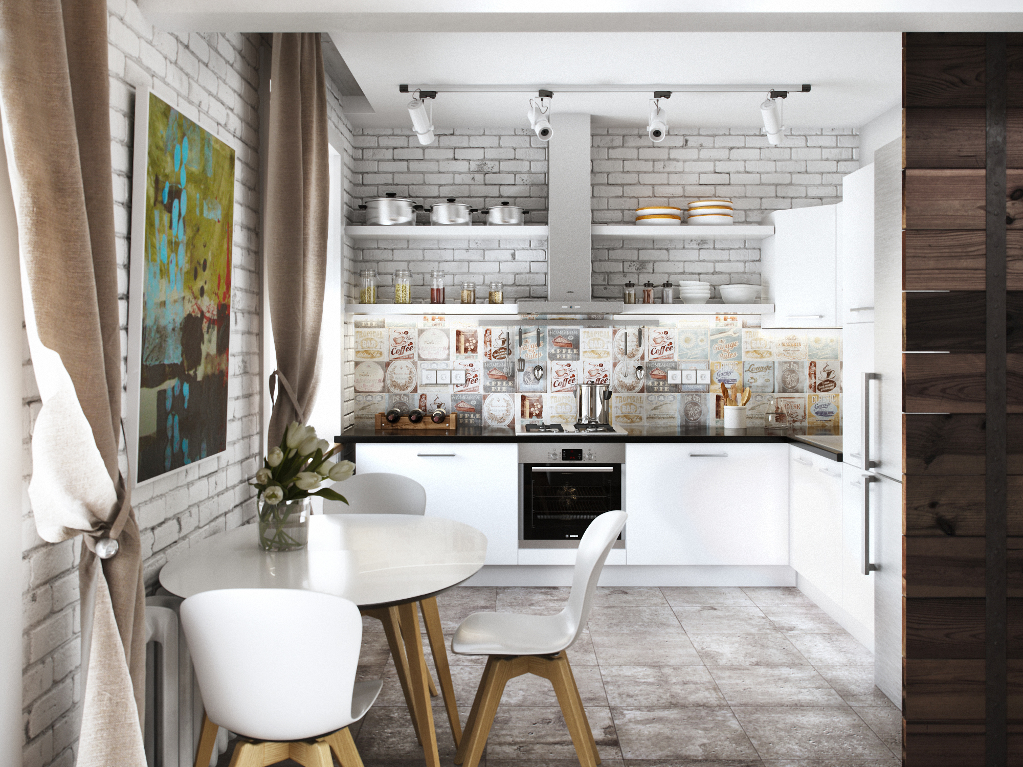 Кухня в стиле лофт (110 фото): идеи современного дизайна кухни