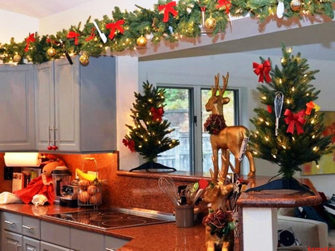 15 идей как украсить свою кухню на новый год и рождество