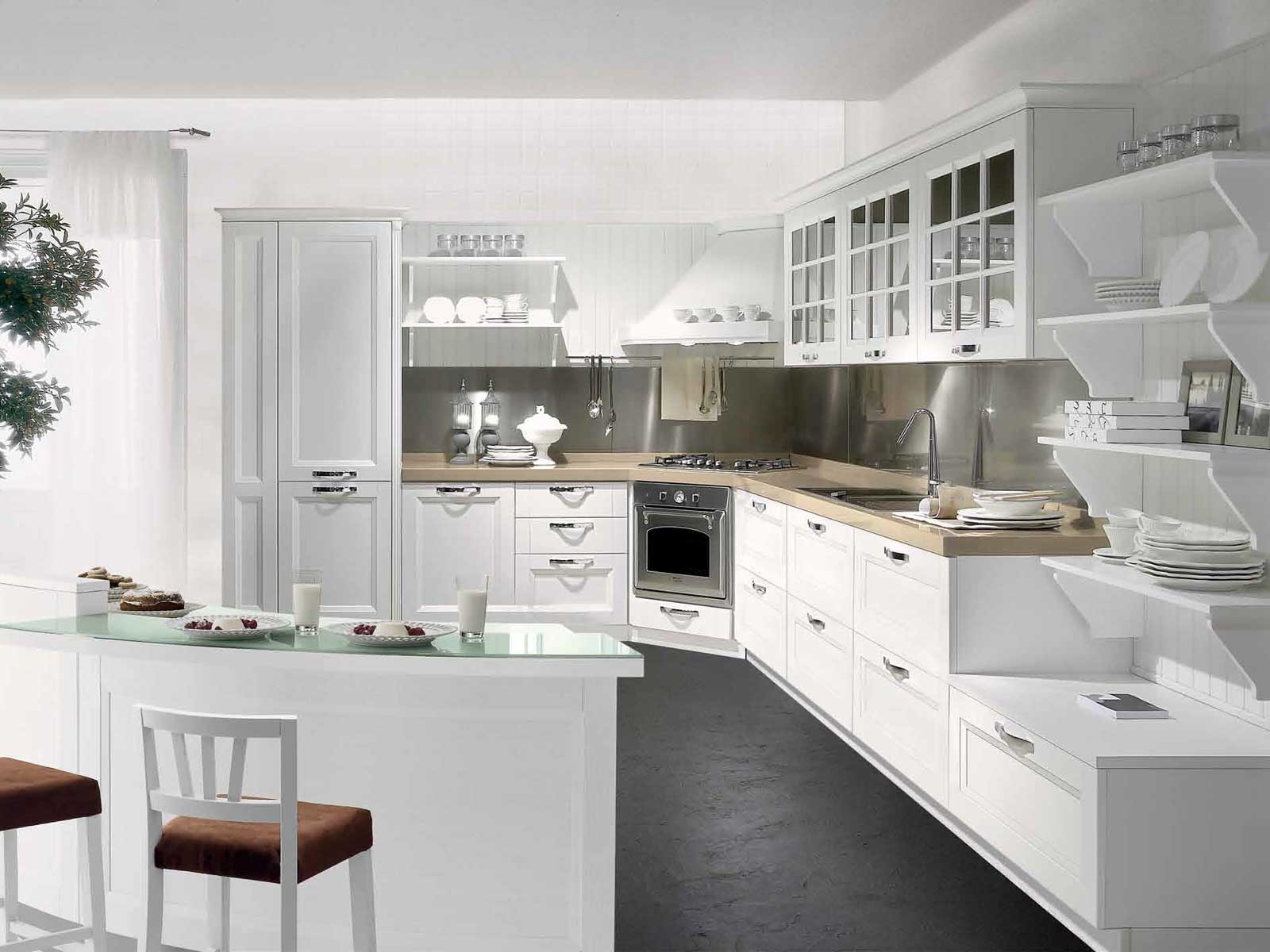 Белый кухонный гарнитур: особенности оформления и обустройства белой кухни