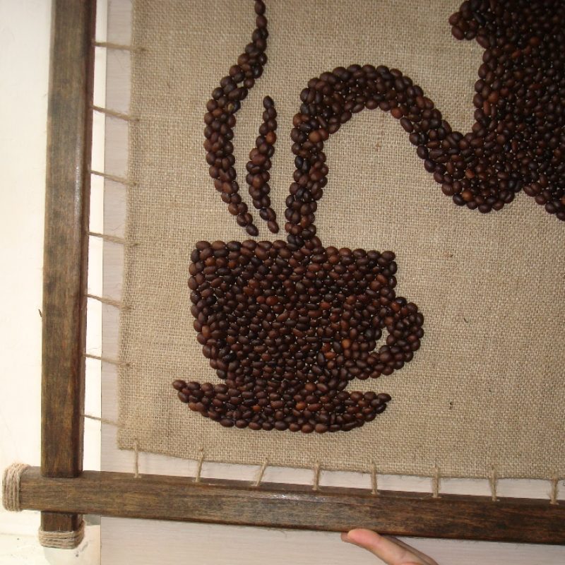 Картины молотым кофе+описание процесса. | страна мастеров