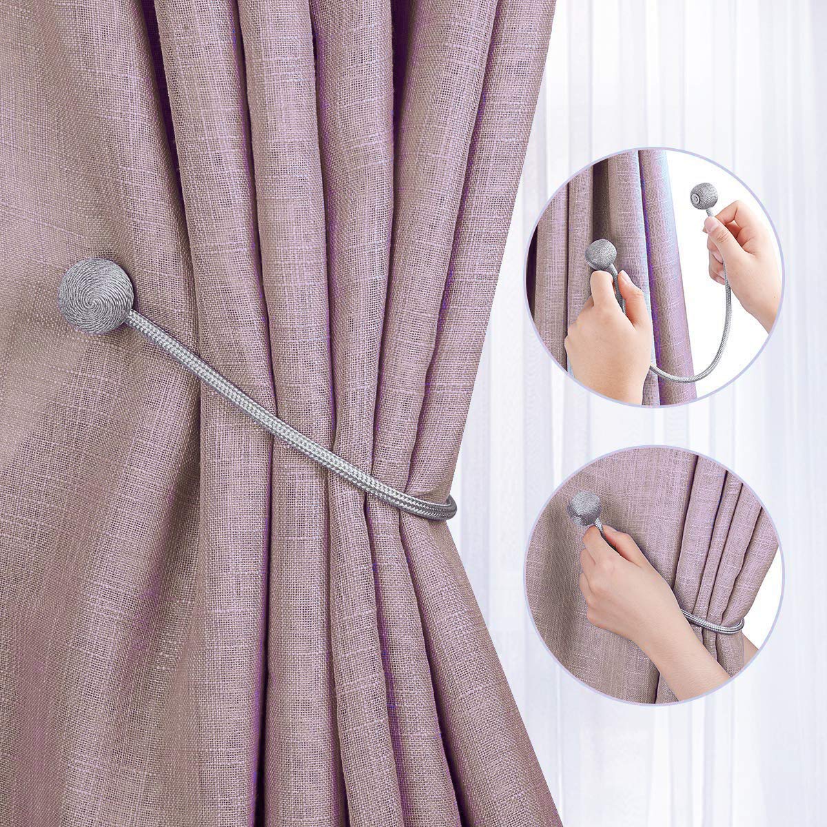 Как сделать завязки и подхваты с подвесками на шторы своими руками
