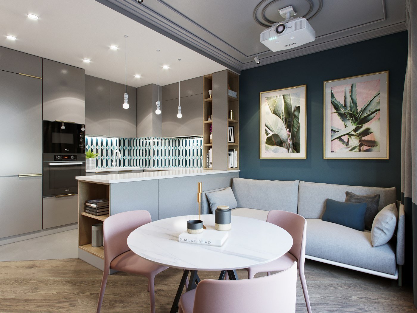В современном дизайне интерьеров кухня-гостиная на 26 квадратных метров в одну комнату является весьма популярным и эффективным решением Однако оформить помещение, которое получится в итоге, не так просто, как кажется