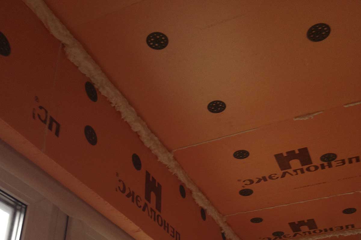 Чем приклеить пеноплекс к бетонному потолку? (20 фото)