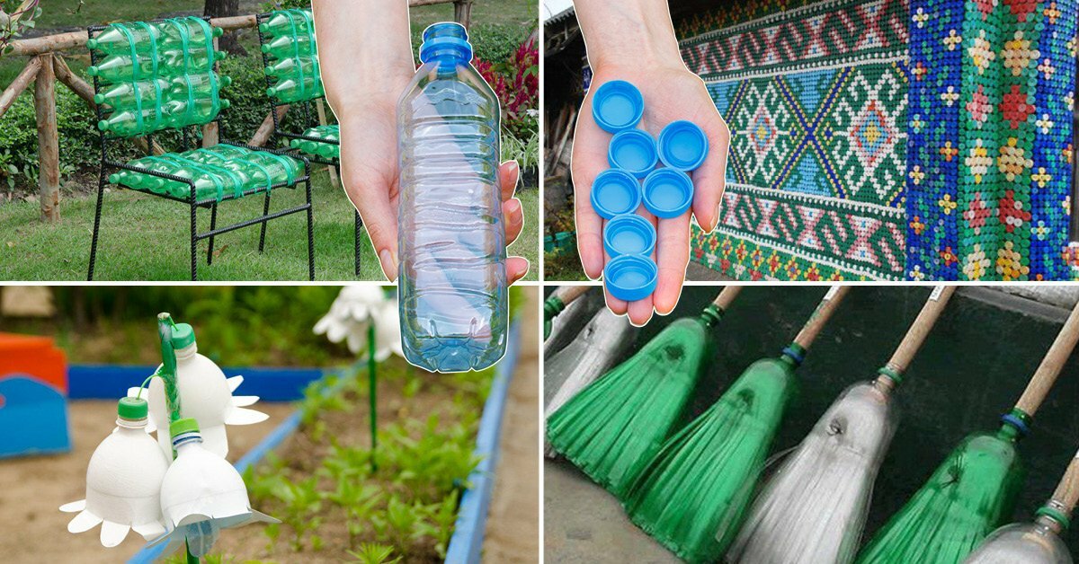 Пластиковые бутылки, что можно из них сделать? 60+ фото идей
