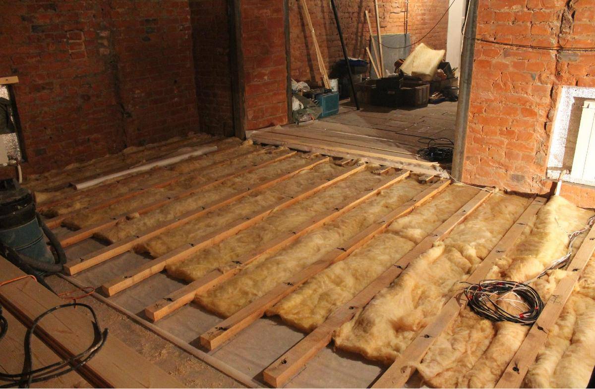 Устройство бетонного пола в деревянном доме
