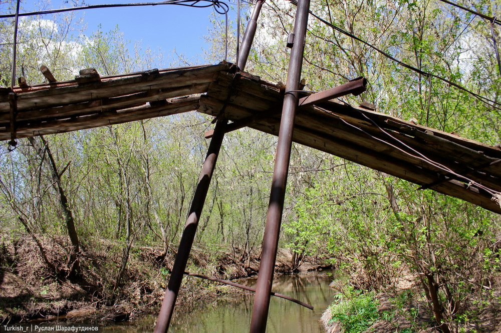 Как построить мостик на речке