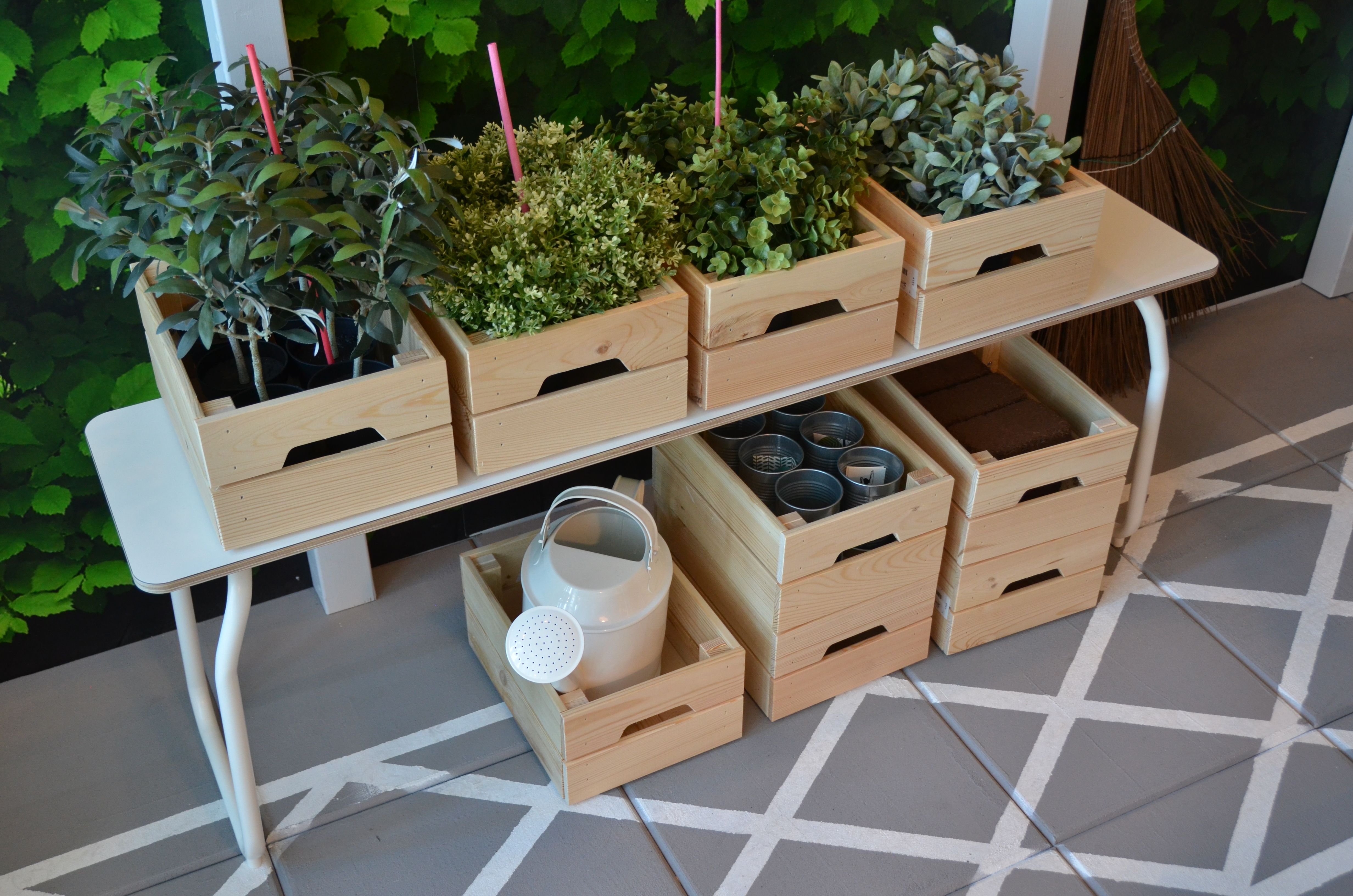 деревянные ящики для кухни