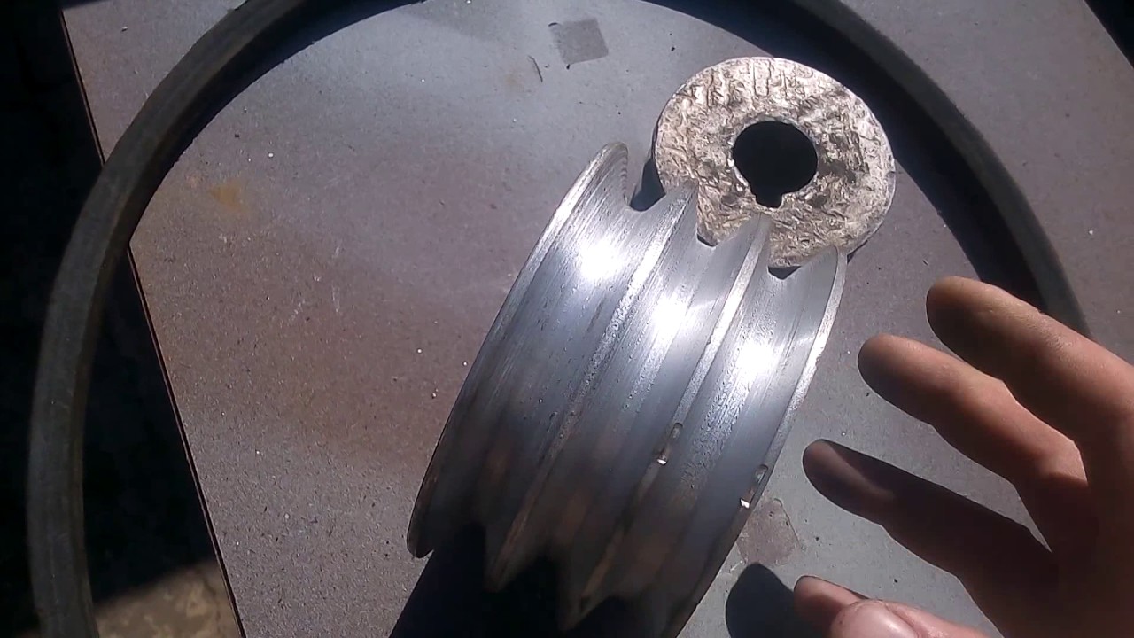 Как сделать шкив большого диаметра
