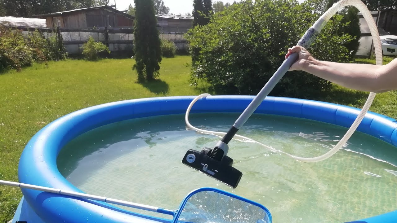 Как сделать самодельный водный пылесос для уличного бассейна Разные варианты пылесосов Как правильно чистить бассейн