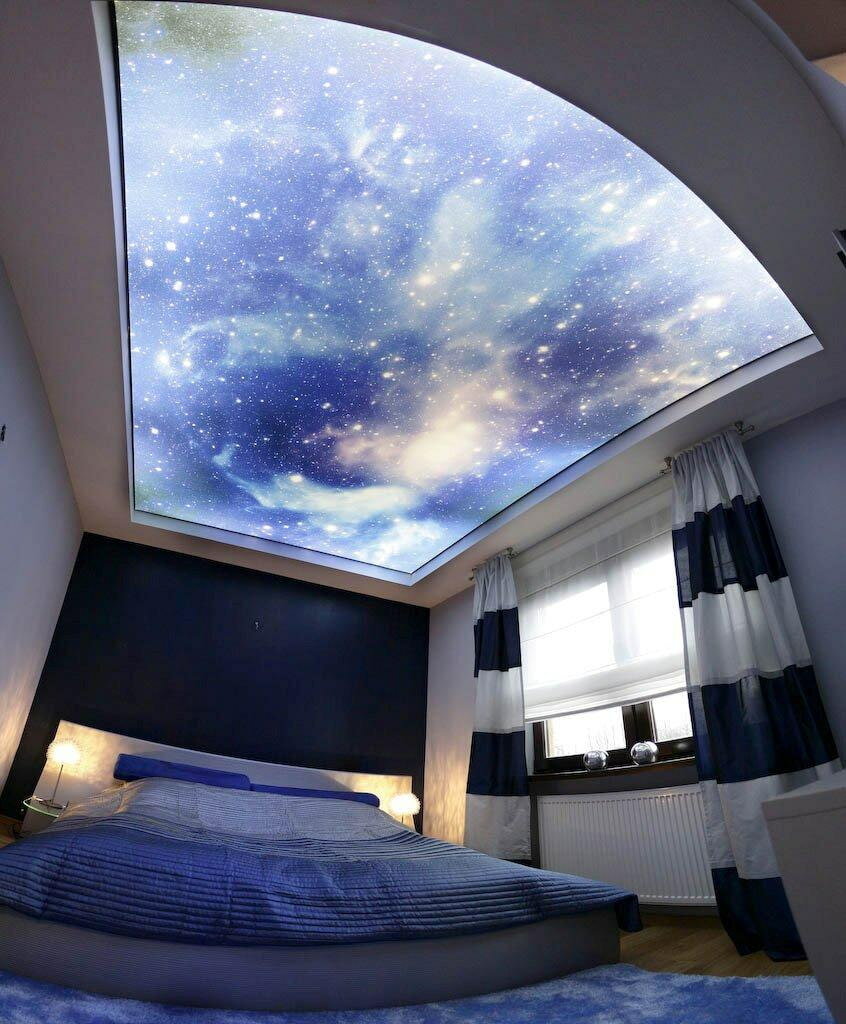 Комната в стиле космос или как впустить вселенную в дом - 34 фото