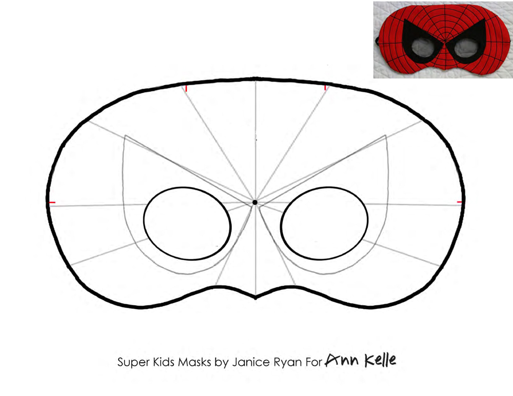 Делаем маску человека-паука из бумаги и ткани. как сделать маску человека паука из бумаги своими руками поэтапно