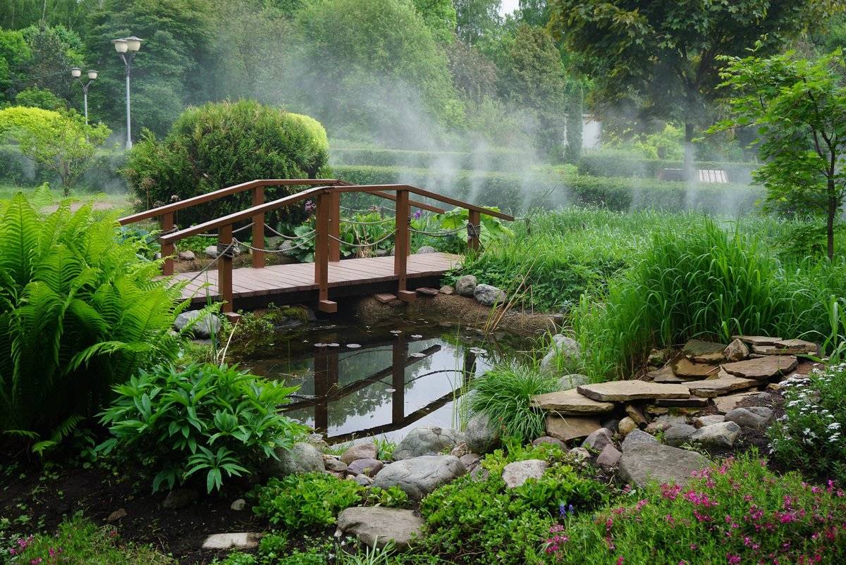 Садовые мостики — 79 фото восхитительных дизайнерских решений