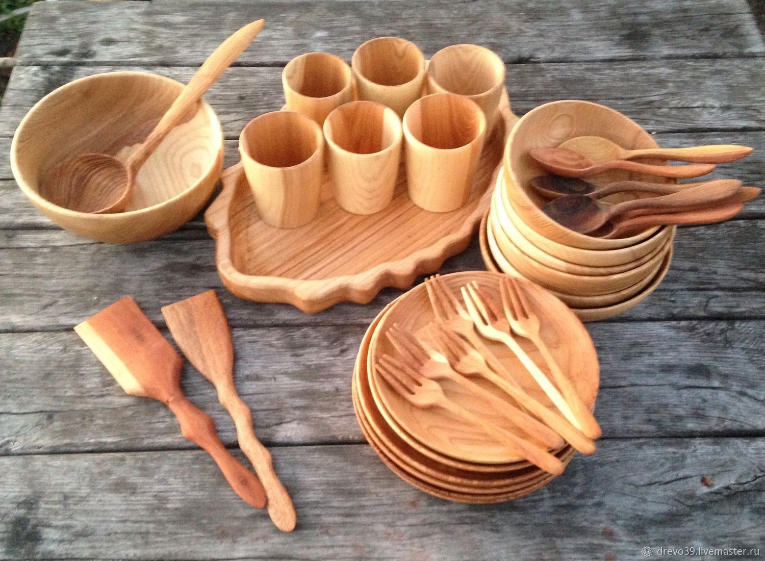 И т д деревянная. Деревянная посуда. Набор деревянной посуды. Деревянная тарелка. Тарелка из древесины.