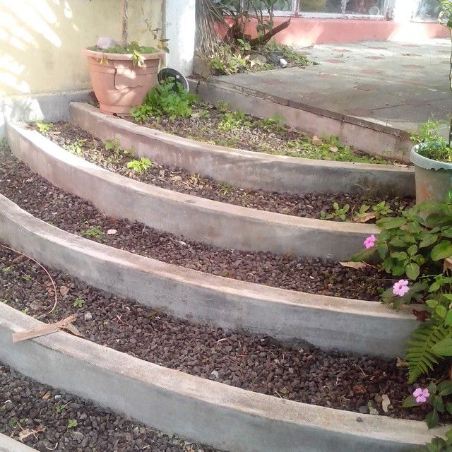 Лестница в саду на склоне - о нюансах в строительных работах