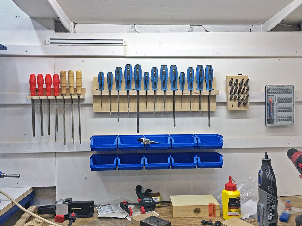Обустройство гаража: как своими руками оборудовать гараж полками, инструментами