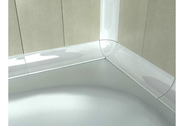 Пластиковый плинтус для ванной