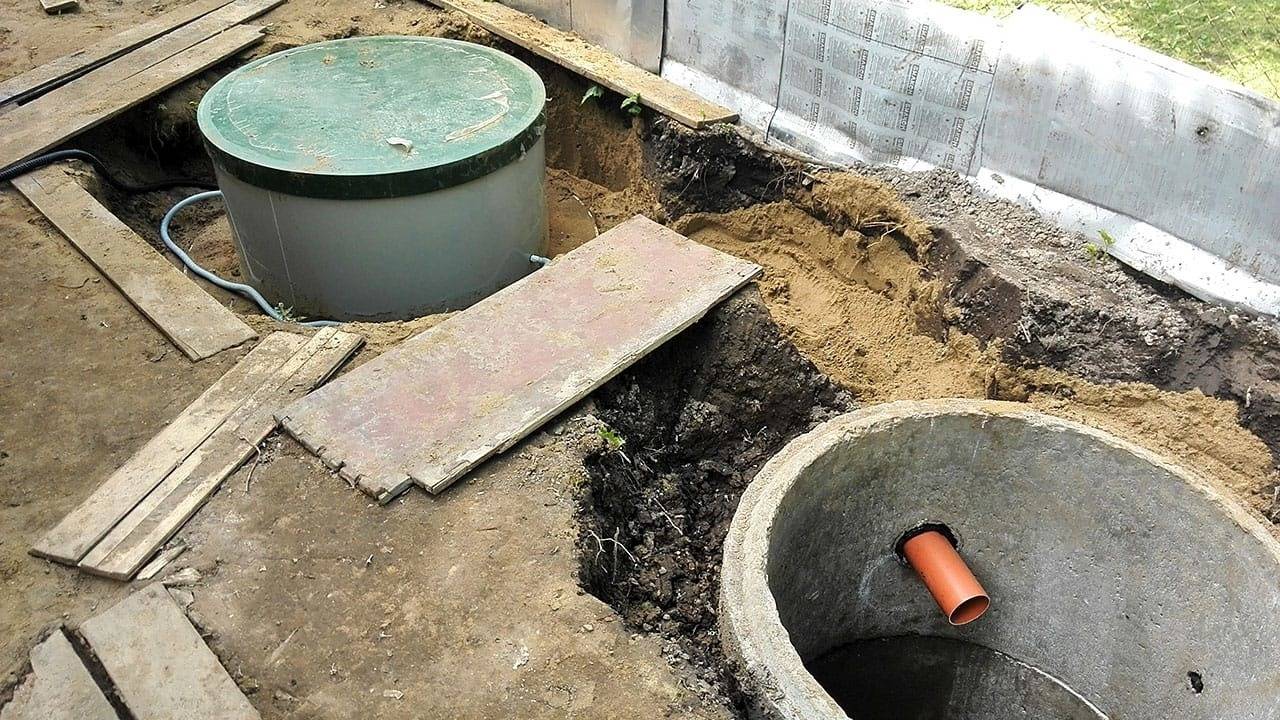 Ремонт выгребной ямы из бетонных колец
