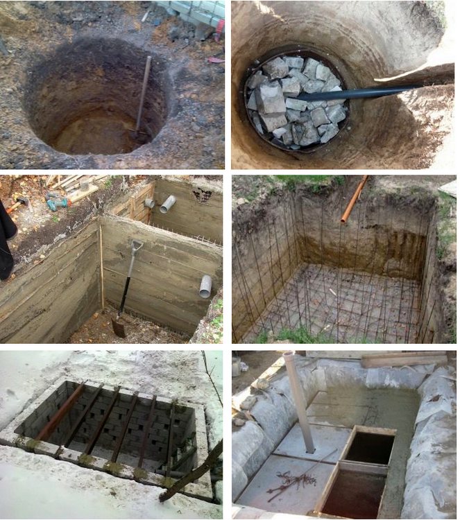 Сливная яма для бани: несколько вариантов строительства — пошагово