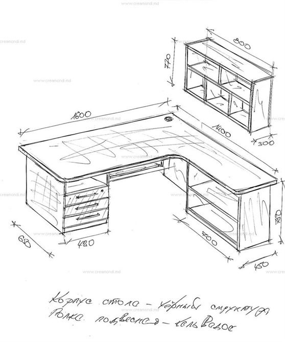 Компьютерный стол своими руками: чертежи и схемы, инструменты и материалы, как сделать угловой и навесной, отреставрировать старый