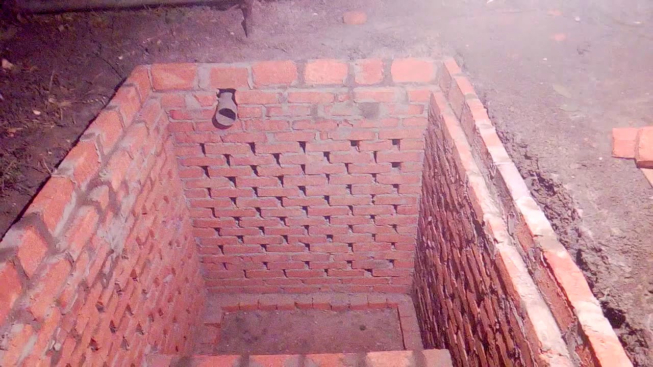 Выгребная яма из кирпича своими руками: как выложить сливную яму из кирпича, чем обложить кирпичную выгребную яму, фото и видео