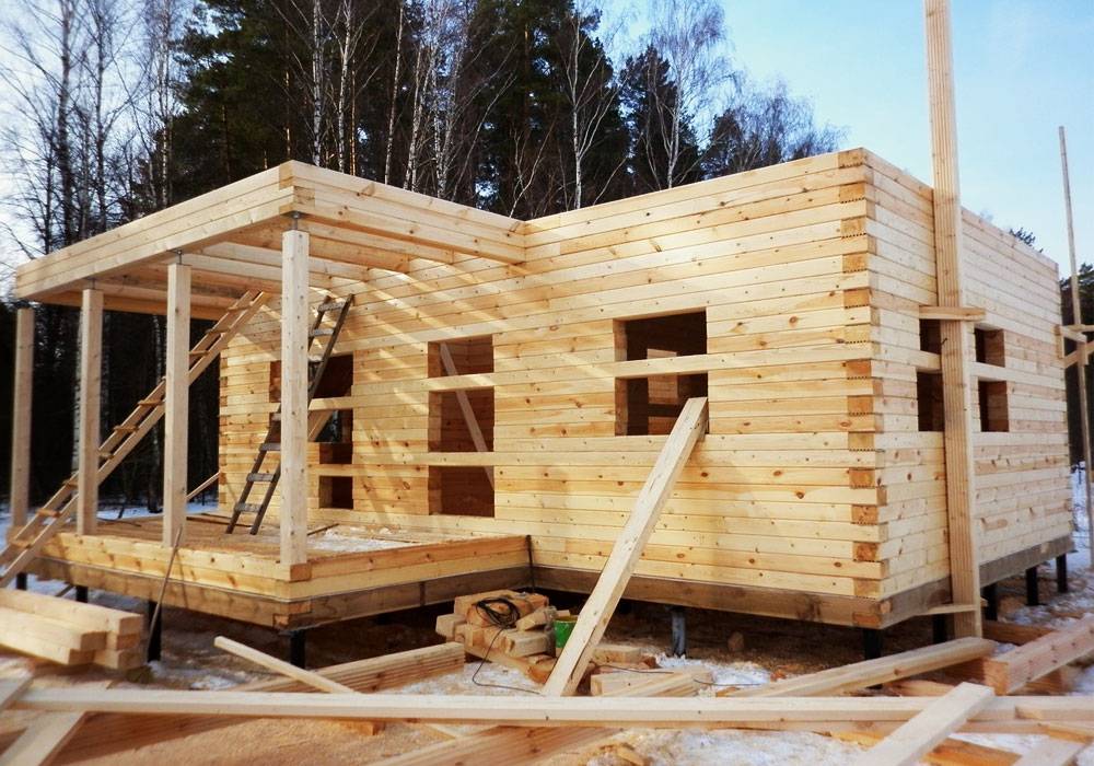 Одноэтажные дома из бруса для постоянного проживания: инструкция по строительству своими руками (фото и видео)