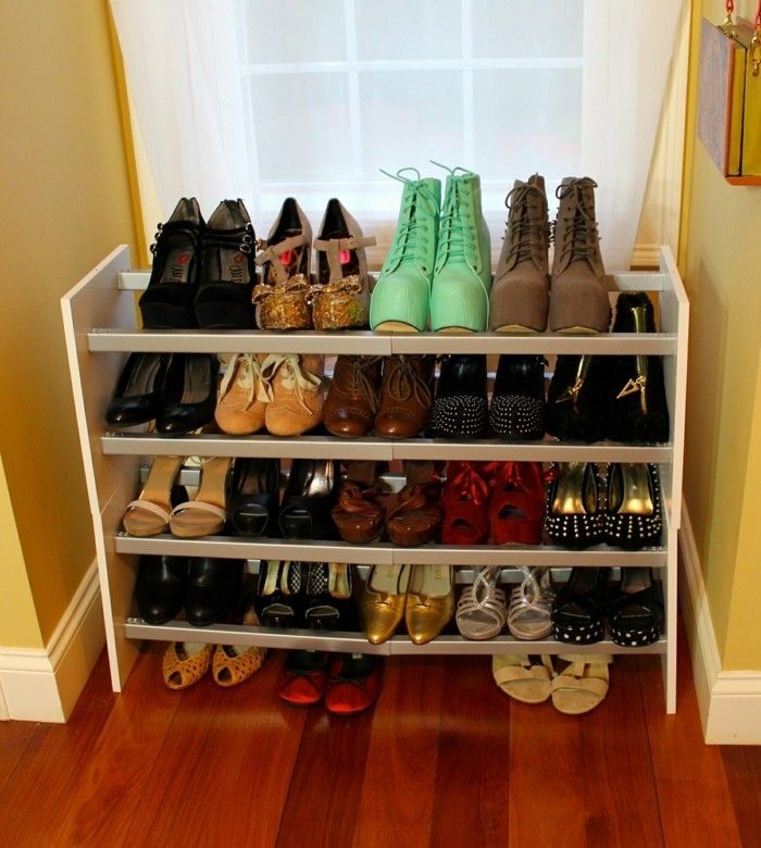 Идеи хранения обуви в шкафу